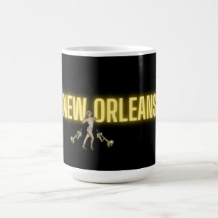 Campy Neon New Orleans en  schoonheid Koffiemok
