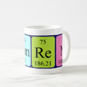 Camren nom de table périodique mug (Devant droit)
