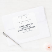 Camus Eté Invincible — Autocollant (Enveloppe)
