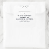Camus Eté Invincible — Autocollant (Sac)