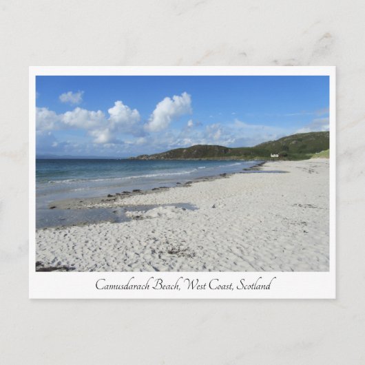 Camusdarach Beach, Arisaig, Schotland Briefkaart (Voorkant)