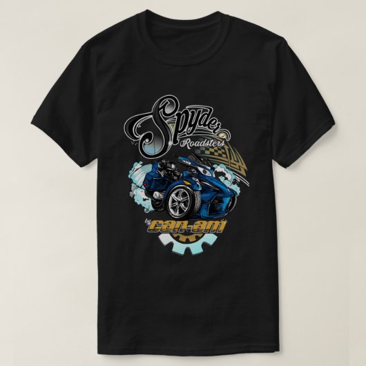 Can-Am Spyder Roadsters Retro Logo Classic T-Shirt (Design devant)