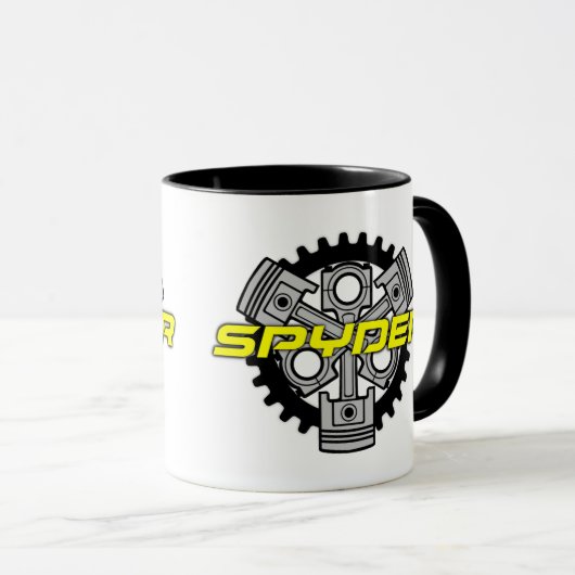 Can Am Spyder Three Piston Mug (Devant droit)