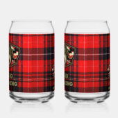 Can glas with a fun fish (Gauche)