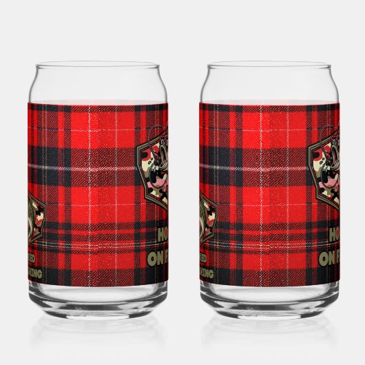 Can glas with a fun fish (Droite)