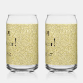 Can Glass Gold || Nom rétro Bonne année (Gauche)