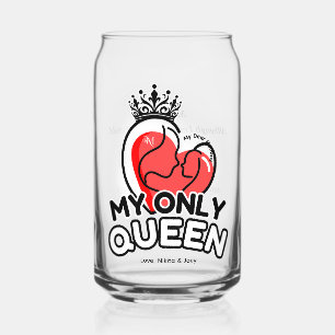 Can Glass: Mijn enige koningin Blikvorm Glas