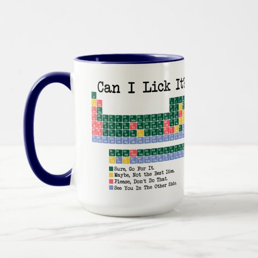 Can I Lick It Chemistry Periodic Table–Fun Science Mok (Links)