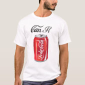 "Can it"-shirt T-shirt (Voorkant)