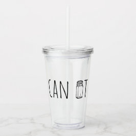 Can It Vintage Glass Jar Canning Season Acryl Drinkbeker