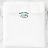 Can’t Function Frog Sticker Cute Exhausted Frog Fu (Tas)