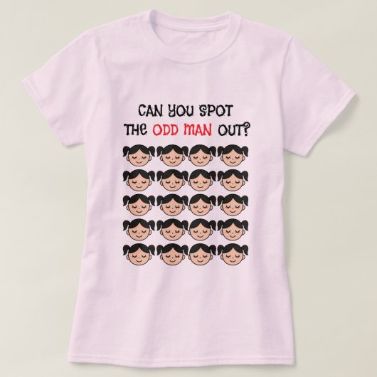 Can you spot the odd man out T-Shirt (Design devant)