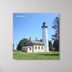 Cana Island Light canvas
