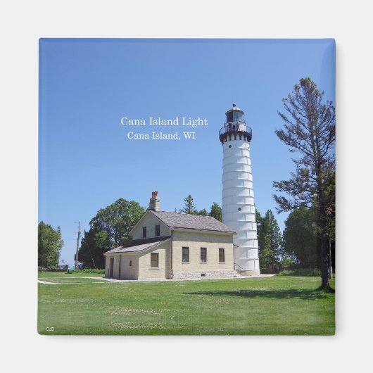 Cana Island Light magnet Magneet (Voorkant)