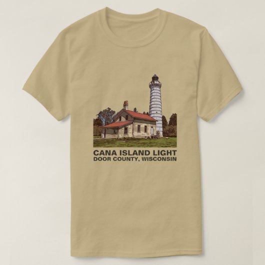 CANA ISLAND LIGHT T-SHIRT (Design voorkant)
