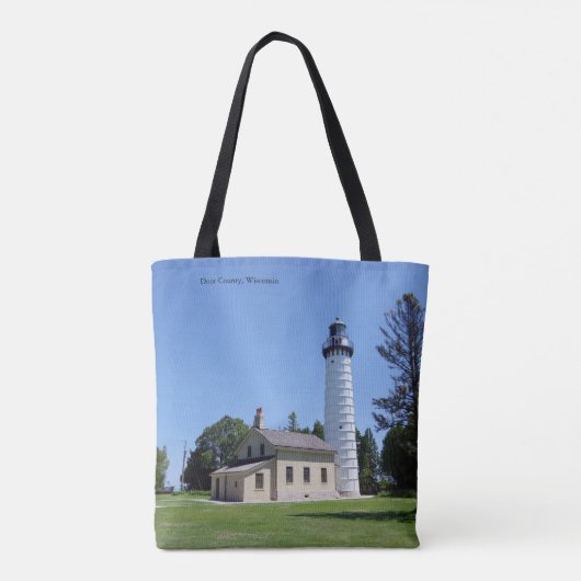 Cana Island Lighthouse all over bag Draagtas (Achterkant)