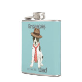 Canaan Dog Dad Flask Heupfles (Links)