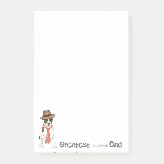 Canaan Dog Dad Post-it Notes (Voorkant)