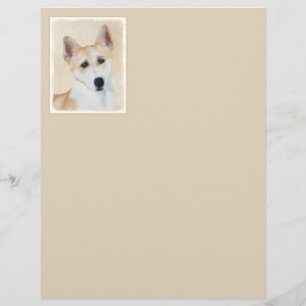Canaan Dog Painting - Cute Original Dog Art