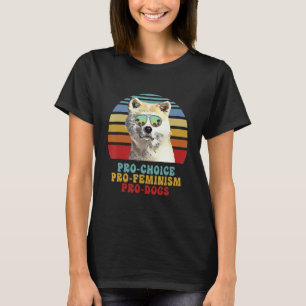 Canaan Dog Pro Choice Pro Feminisme Pro Dogs T-shirt