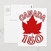 Canada 150 Cartes postales Souvenir canadien (Devant / Derrière)