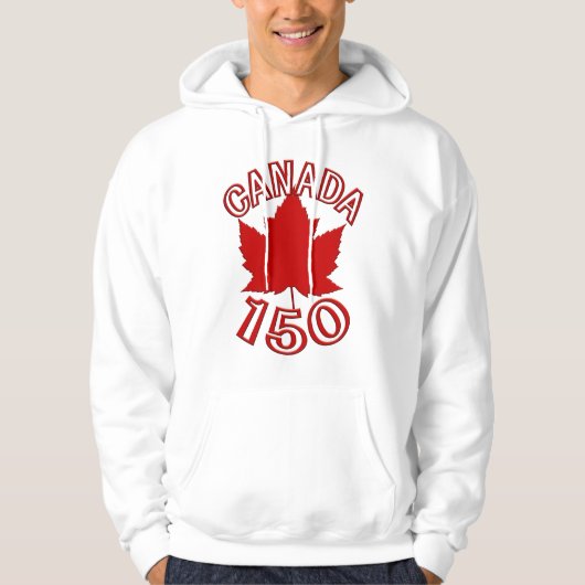 Canada 150 Hoodies Canada Day 150 Shirten (Voorkant)