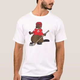 Canada 150 in 2017 Beaver Hockey T-shirt