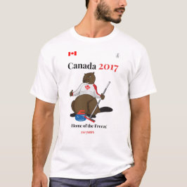 Canada 150 in 2017 Curling Freeze T-shirt