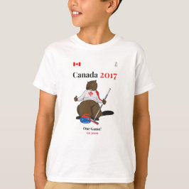 Canada 150 in 2017 om ons spel te beperken t-shirt
