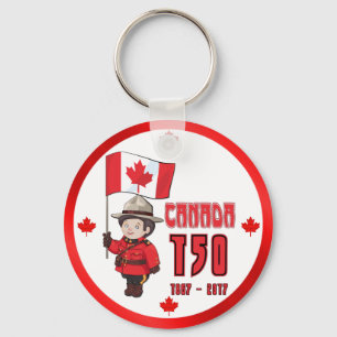 Canada 150 jaar Jubileum Sleutelhanger