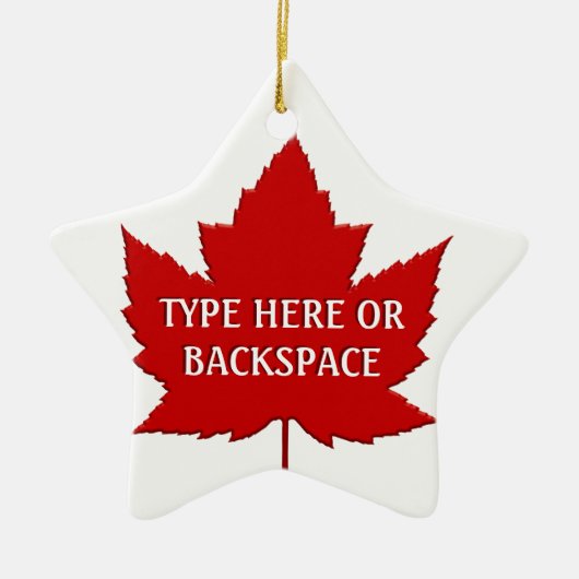 Canada 150 Ornament - Aangepaste Canada Souvenirs (Voorkant)