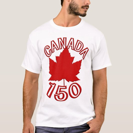 Canada 150 T-shirts Plus Taille Canada 150 chemise (Devant)