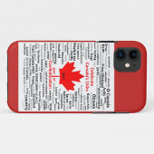 Canada 150 telefoonafdekking Case-Mate iPhone case (Achterkant (horizontaal))