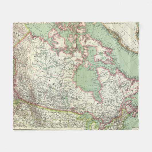 Canada 3 fleece deken (Voorkant (Horizontaal))