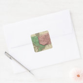 Canada 3 vierkante sticker (Envelop)