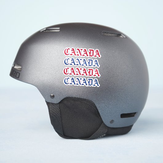 CANADA (4) STICKER (Helm Zijkant)