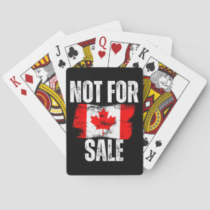 Canada 51e staat niet te koop Canadese trots Pokerkaarten