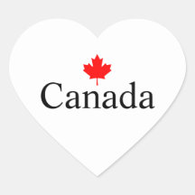 Canada aangepaste tekst met rode esdoorn blad