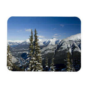 Canada, Alberta, Banff. Uitzichten op de Bow Valle Magneet