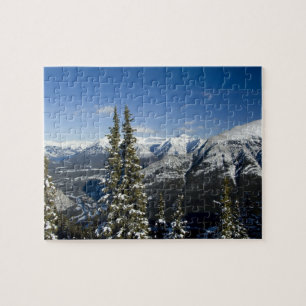 Canada, Alberta, Banff. Uitzichten van de Bowvalle Legpuzzel