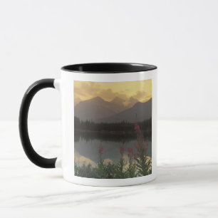 Canada, Alberta, Banff. Zonsopgang panorama van Mok