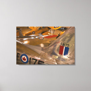 Canada, Alberta, Calgary: Aero Space Museum Canvas Afdruk