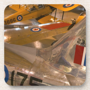 Canada, Alberta, Calgary: Aero Space Museum van Bier Onderzetter