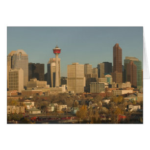 Canada, Alberta, Calgary : Ciel de la ville depuis