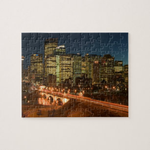 Canada, Alberta, Calgary: het centrum van Calgary, Legpuzzel