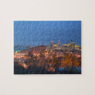 Canada, Alberta, Calgary: Stadsgezicht vanaf 4 Legpuzzel