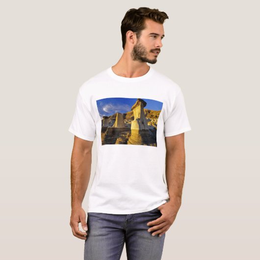Canada, Alberta, Drumheller. Hoodos. T-shirt (Voorkant volledig)