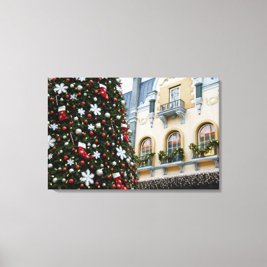 Canada, Alberta, Edmonton. West Edmonton Mall. Canvas Afdruk (Voorkant)