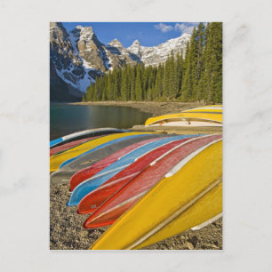 Canada, Alberta, Nationaal park Banff, Moraine Briefkaart
