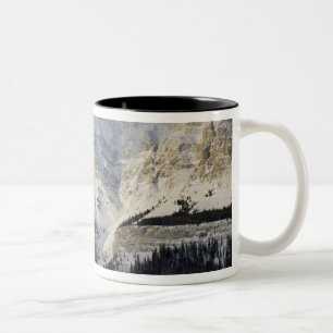 Canada, Alberta, Nationaal park Banff. Uitzicht op Tweekleurige Koffiemok
